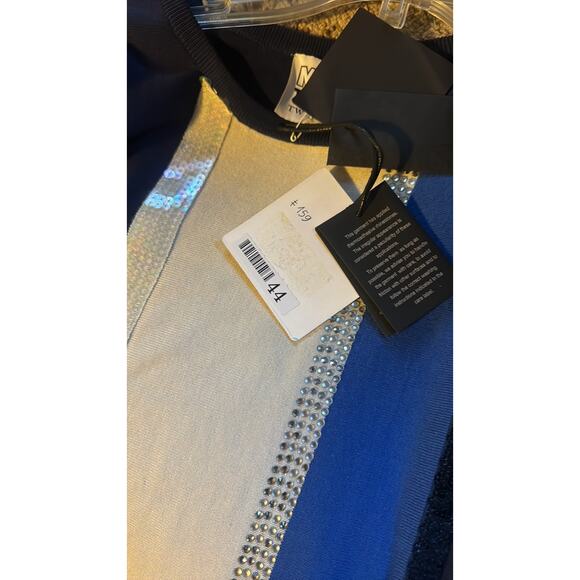 My Twin Twinset sleeveless sweaters blue L - Picture 6 of 8